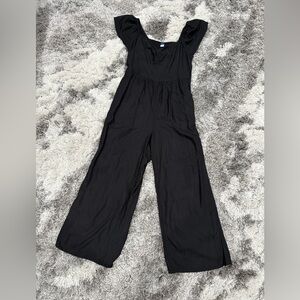 Old Navy Black Wide-Leg minimalist casual Jumpsuit - Size M